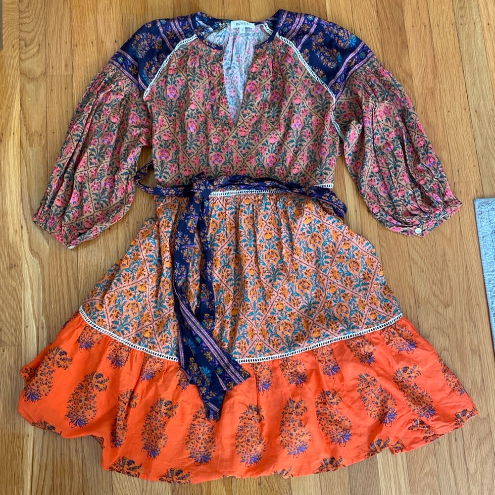 Boteh Calla tiered dress NWOT size 2/ us6
